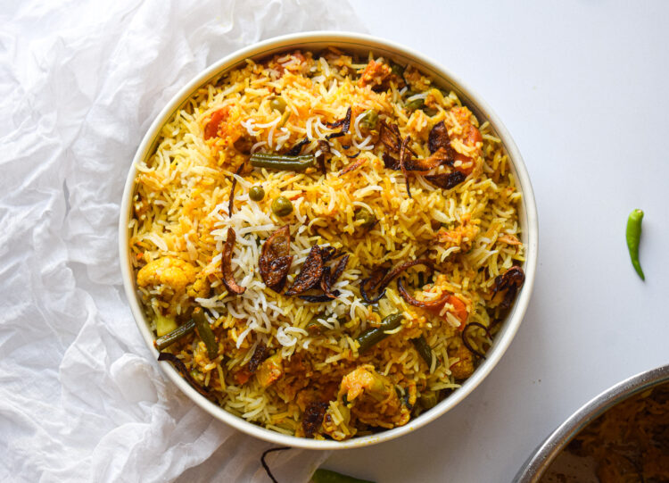 Veg. Dum Biryani